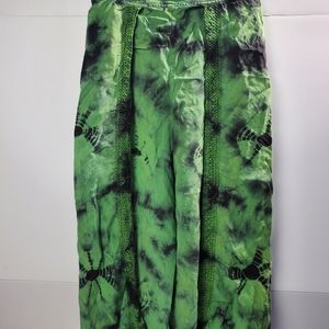 Green Tye Dye Skorts
